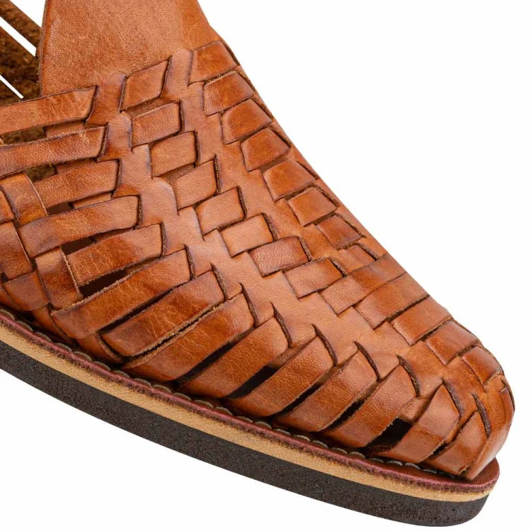 Sandalia huarache hombre KAFE artesanal | sandalia piel caballero