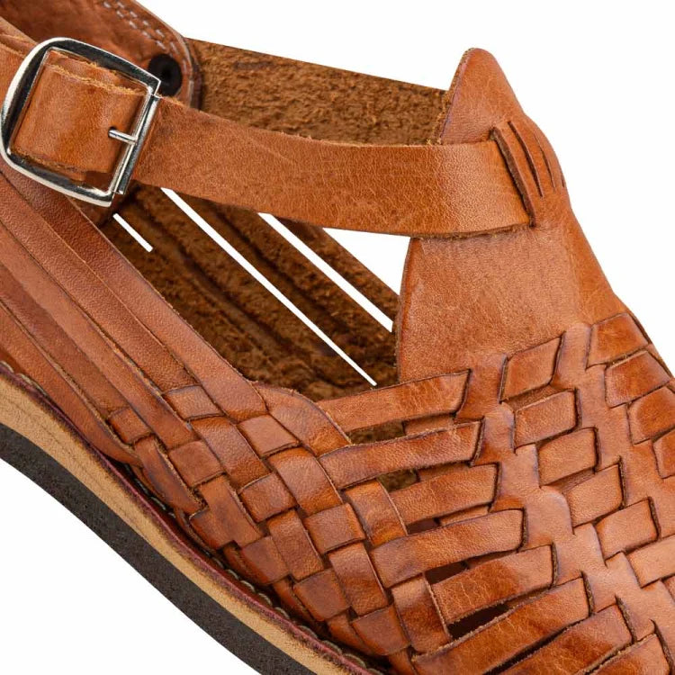 Sandalia huarache hombre KAFE artesanal | sandalia piel caballero