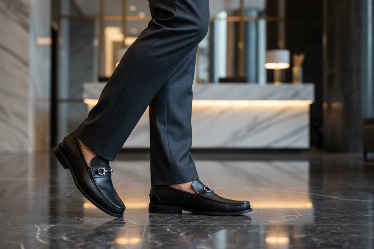 Mocasín de vestir para caballero Don Carleone | mocasín con herraje