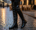 Bota alta mujer Tierra Bendita Deluxe hebilla metálica | botas urbanas dama