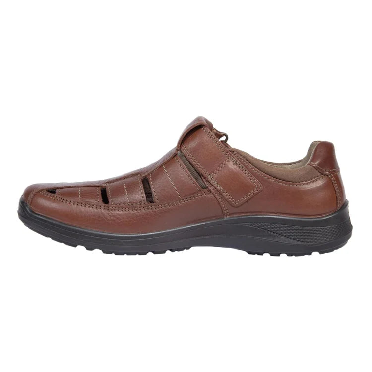 Sandalia hombre Flexi de piel | sandalia casual caballero