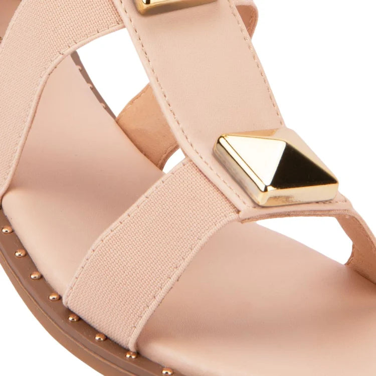 PINK: Sandalia estilo gladiador para Dama con ajuste ergonómico y suela ligera
