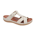 SHOSH sandalia plana de piel  DAMA 1218425