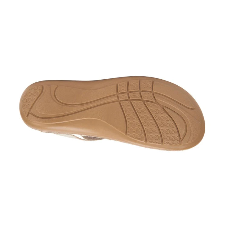 SHOSH sandalia plana de piel  DAMA 1218425