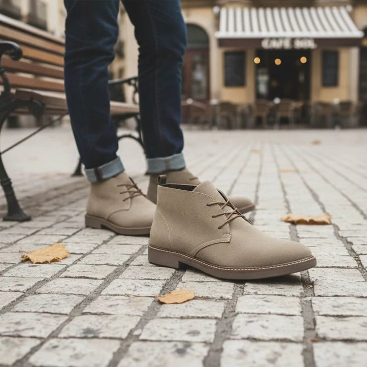Botín casual de piel para caballero Schatz Sport | botín urbano