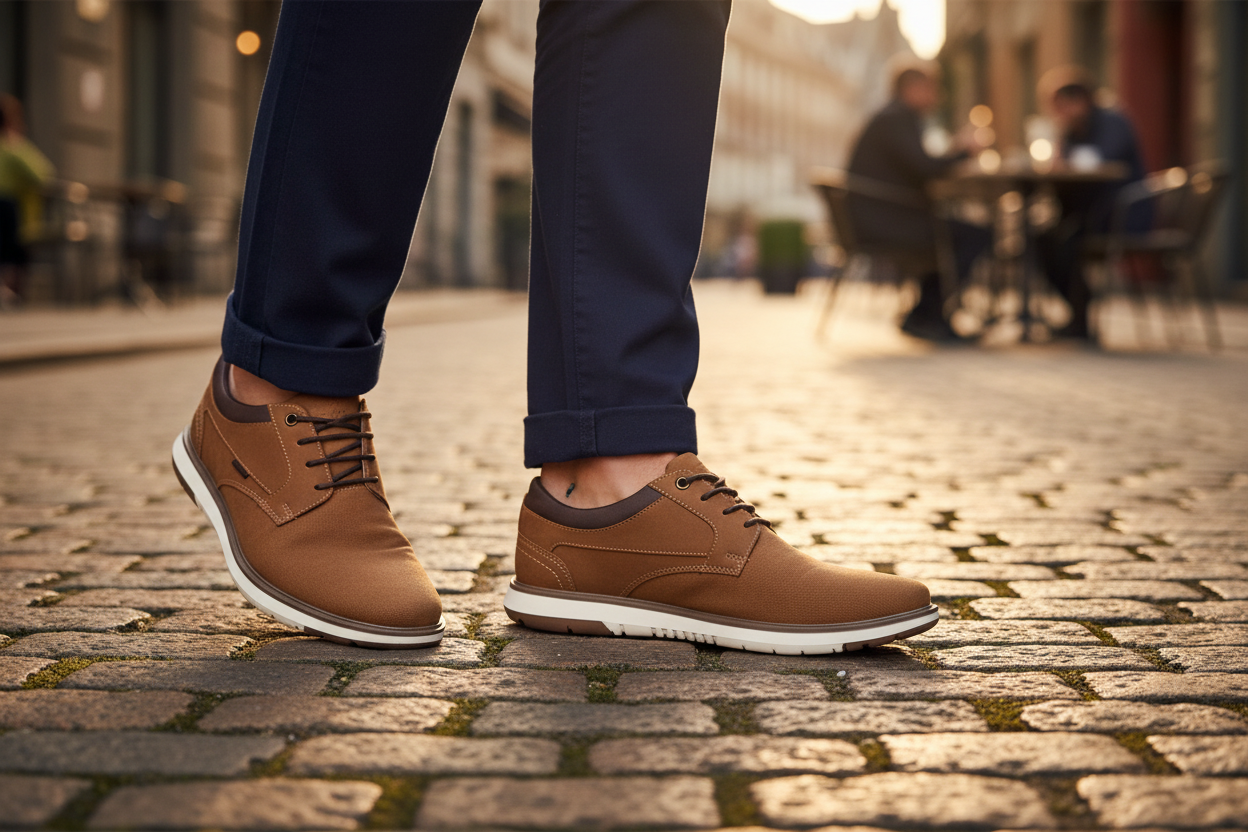 Zapato Derby casual para caballero Kafe | zapato casual vestir