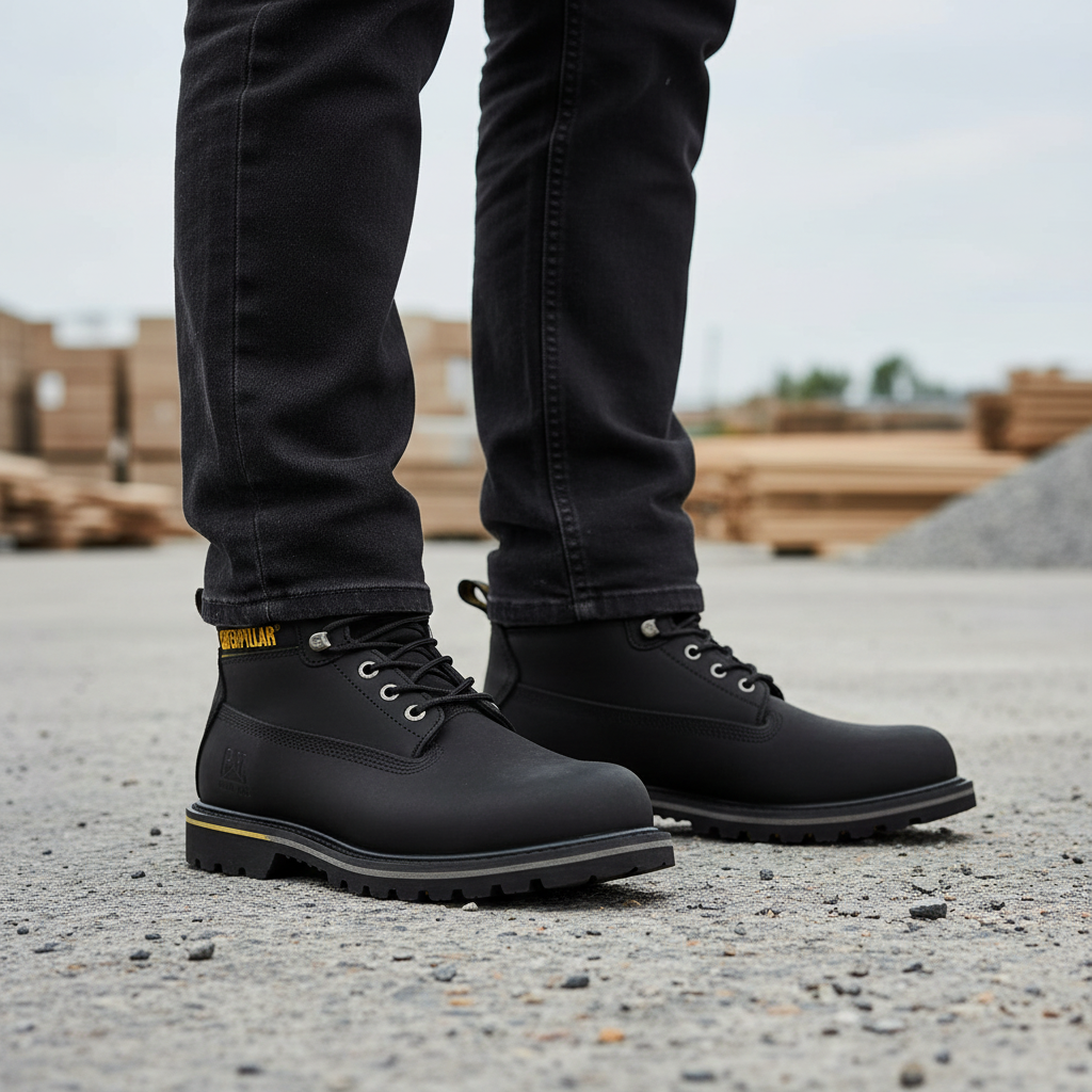 Bota industrial para caballero Caterpillar | calzado de seguridad