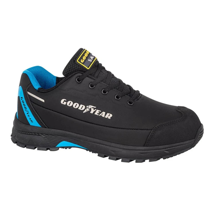 Tenis industrial para caballero Goodyear con casco | calzado de seguridad