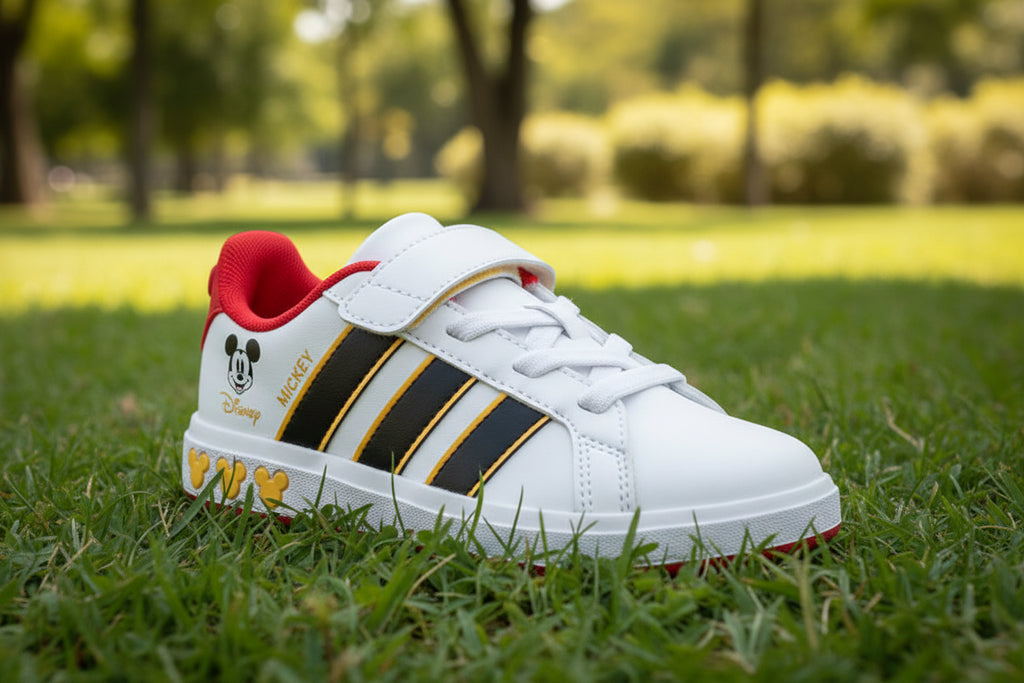 ADIDAS tenis casual grand court mickey el k  NIÑO 1284679