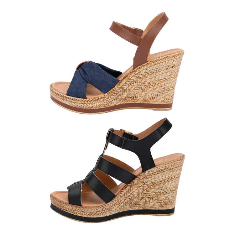 VI LINE: Kit de sandalias con plataforma para Dama con soporte de equilibrio (2 pares)