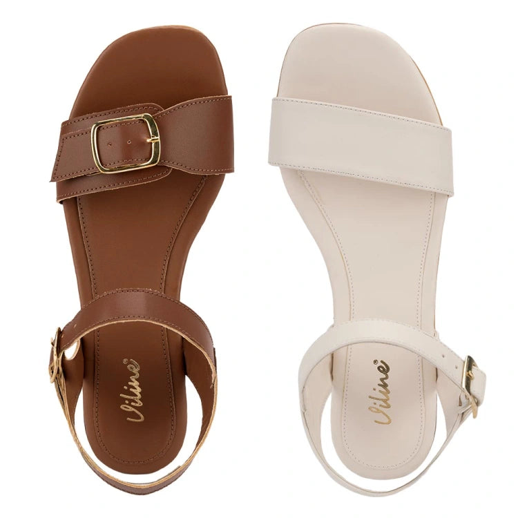 Sandalias Huarache con Tacón VI LINE (Kit 2 Pares) | Estilo, Comodidad y Versatilidad
