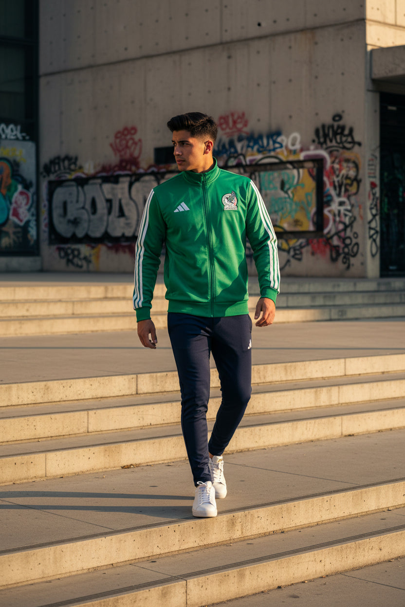 Chamarra Selección Nacional de México 26 para caballero Adidas | chamarra deportiva