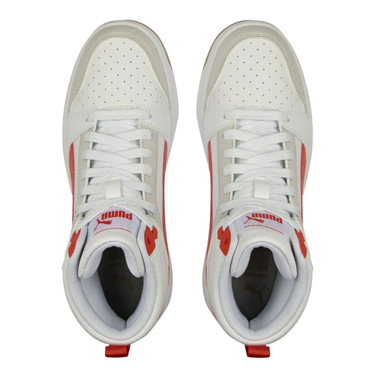 Tenis casual Puma Rebound V6 Mid JR para juniors | tenis urbanos