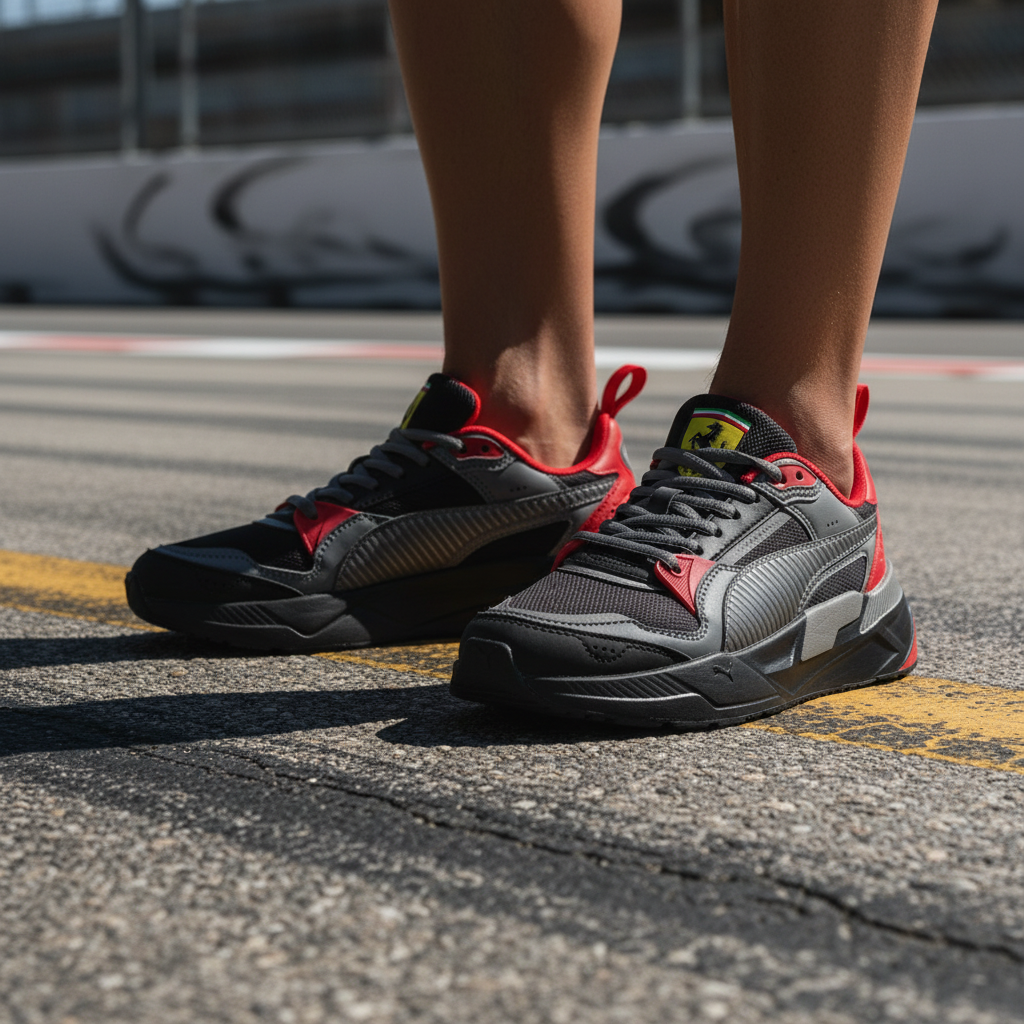 Tenis motorsport Ferrari Trinity 2 JR para juniors Puma | tenis casuales