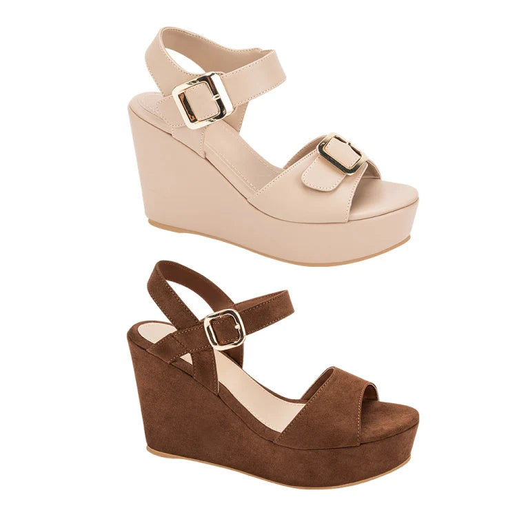 Sandalias de Plataforma VI LINE (Kit 2 Pares) | Más Altura y Estilo en Cada Paso