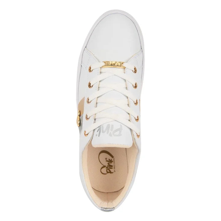 PINK BY PRICE SHOES tenis casual franjas detalles dorado  DAMA 1310314