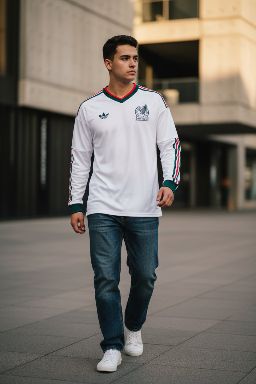 Jersey visitante Selección Nacional de México 26 para caballero Adidas | jersey futbol