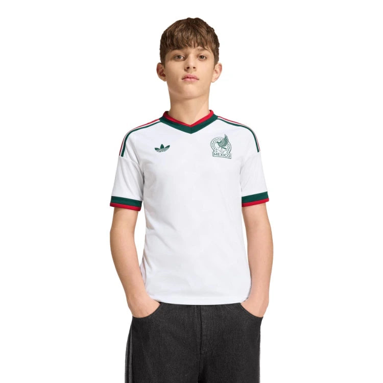 Jersey visitante Selección Nacional de México 26 para niño Adidas | jersey futbol