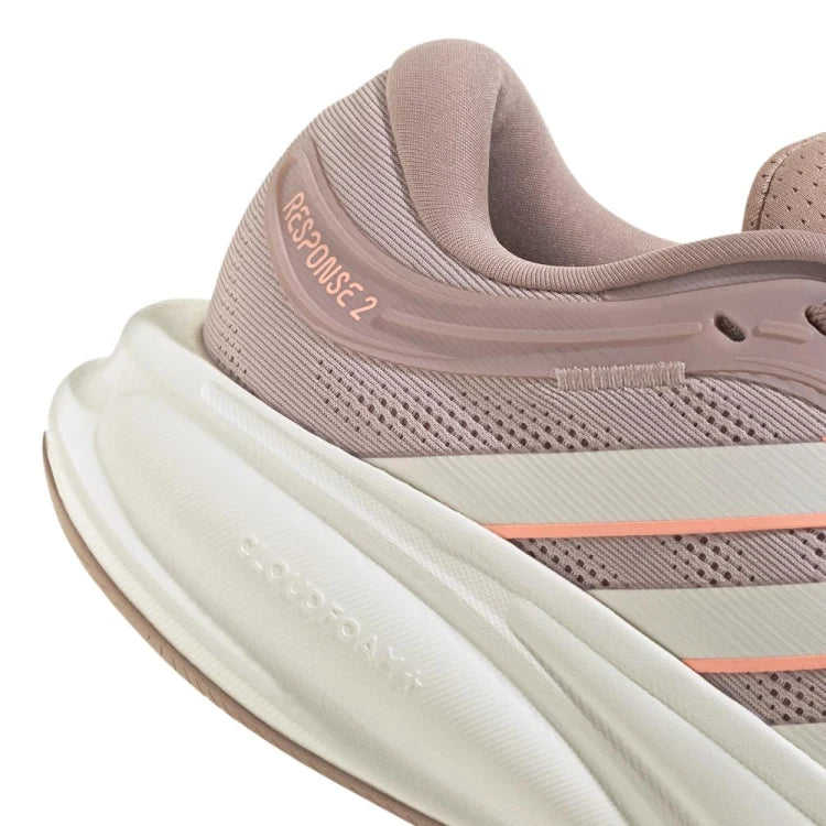 Tenis para correr mujer Adidas Response 2 W rosa blanco | tenis running mujer