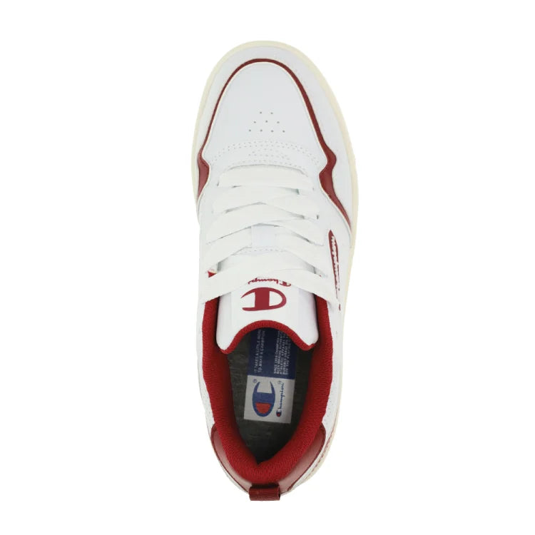 Tenis plataforma mujer Champion Lore Platform blanco rojo | tenis casual mujer