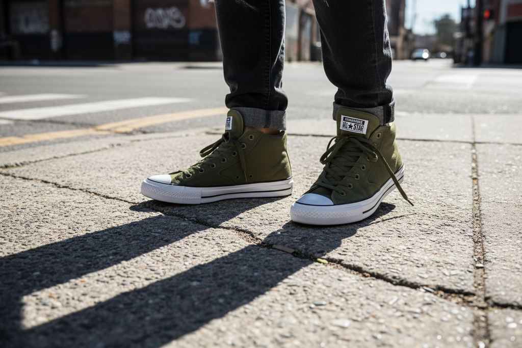 Tenis casual para caballero Converse Chuck Taylor All Star Malden Street Canvas & Suede | tenis urbanos
