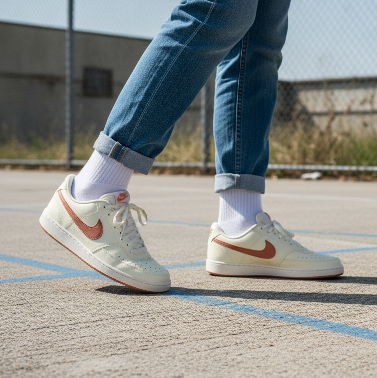 Tenis Blancos Mujer Nike Court Vision Low Next Nature | Tenis Casuales Mujer