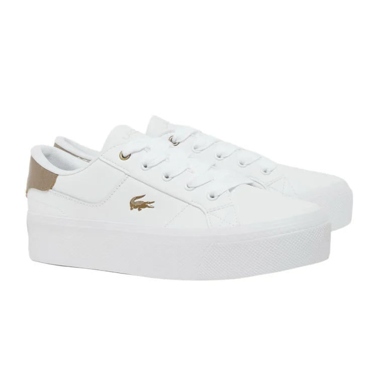 Tenis Plataforma Mujer Lacoste Ziane Platform | Tenis Casuales Mujer de Piel