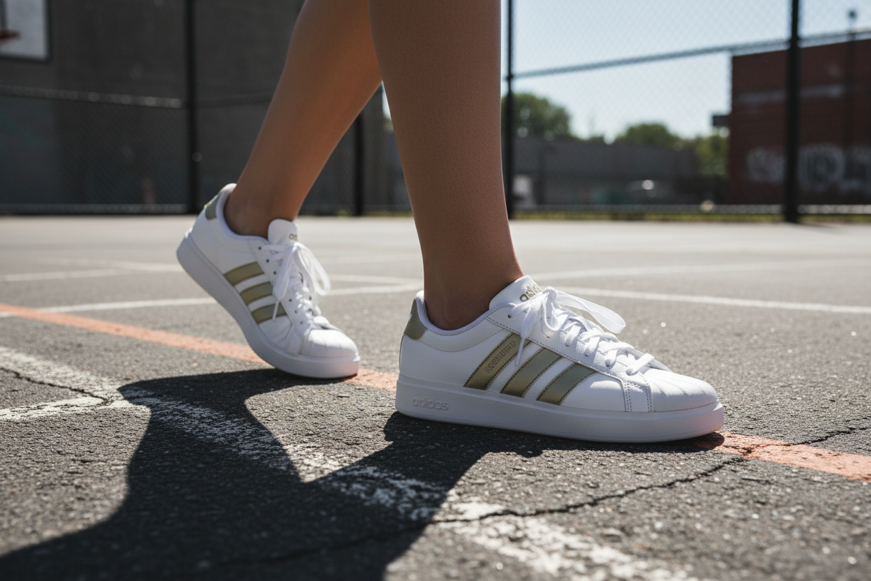 Tenis Casuales Mujer Adidas Streettalk | Tenis Blancos Mujer