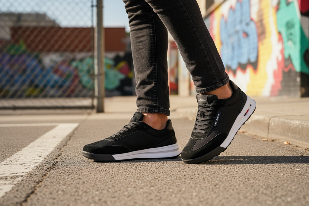 Tenis casual para caballero Tommy Hilfiger Nu Retro Runner Seasonal | tenis urbanos