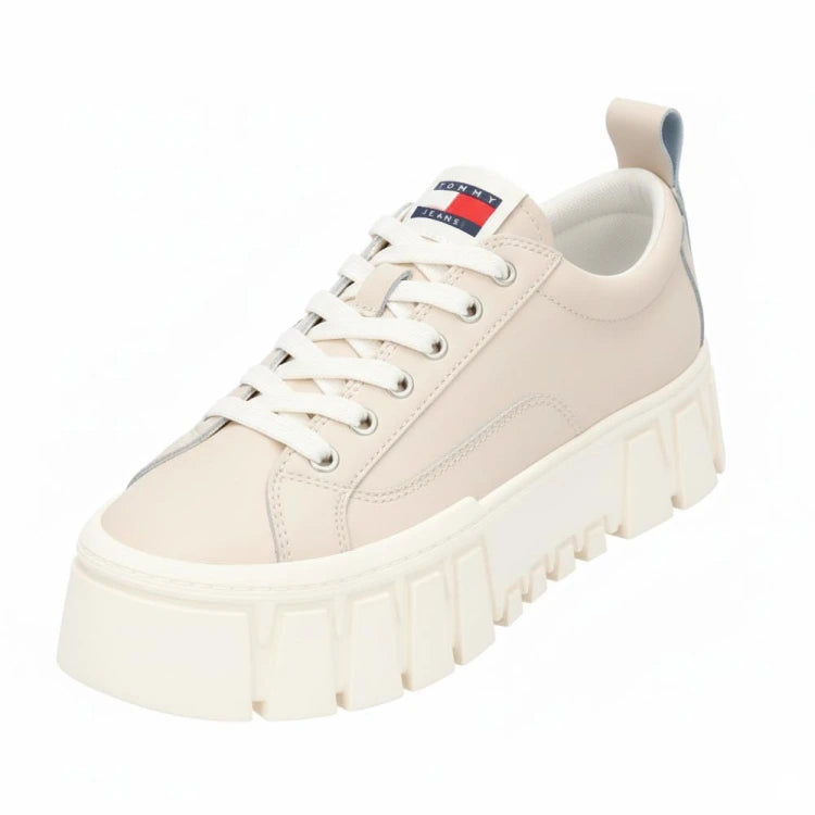 Tenis Plataforma Mujer Tommy Hilfiger Vulc Flatform Leather | Tenis Casuales Mujer