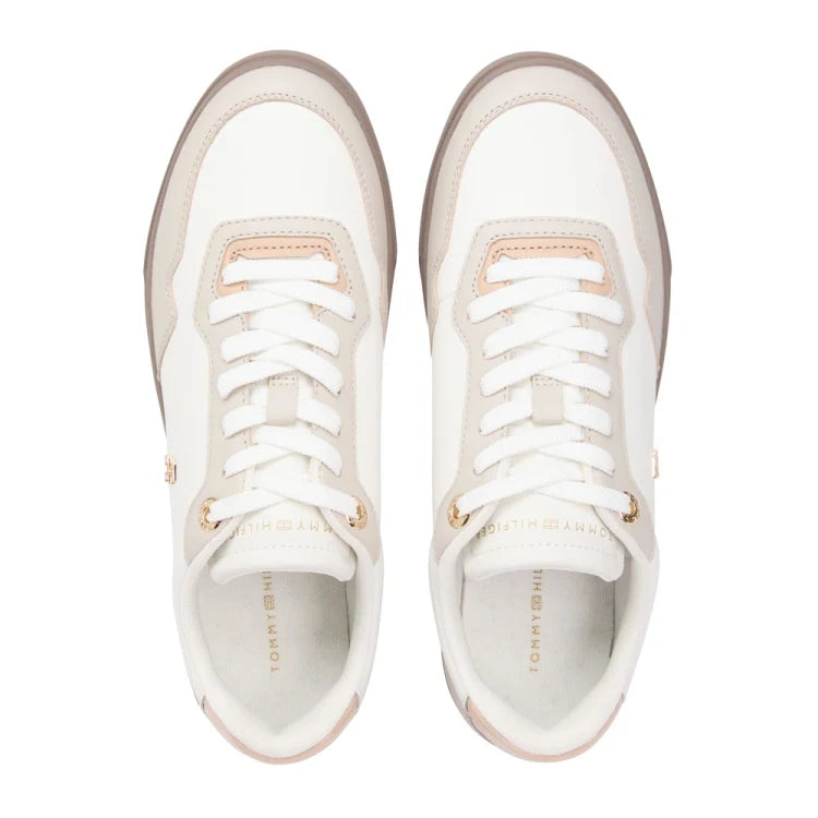 Tenis Casuales Mujer Tommy Hilfiger Cupsole Sneaker | Tenis Blancos para Uso Diario