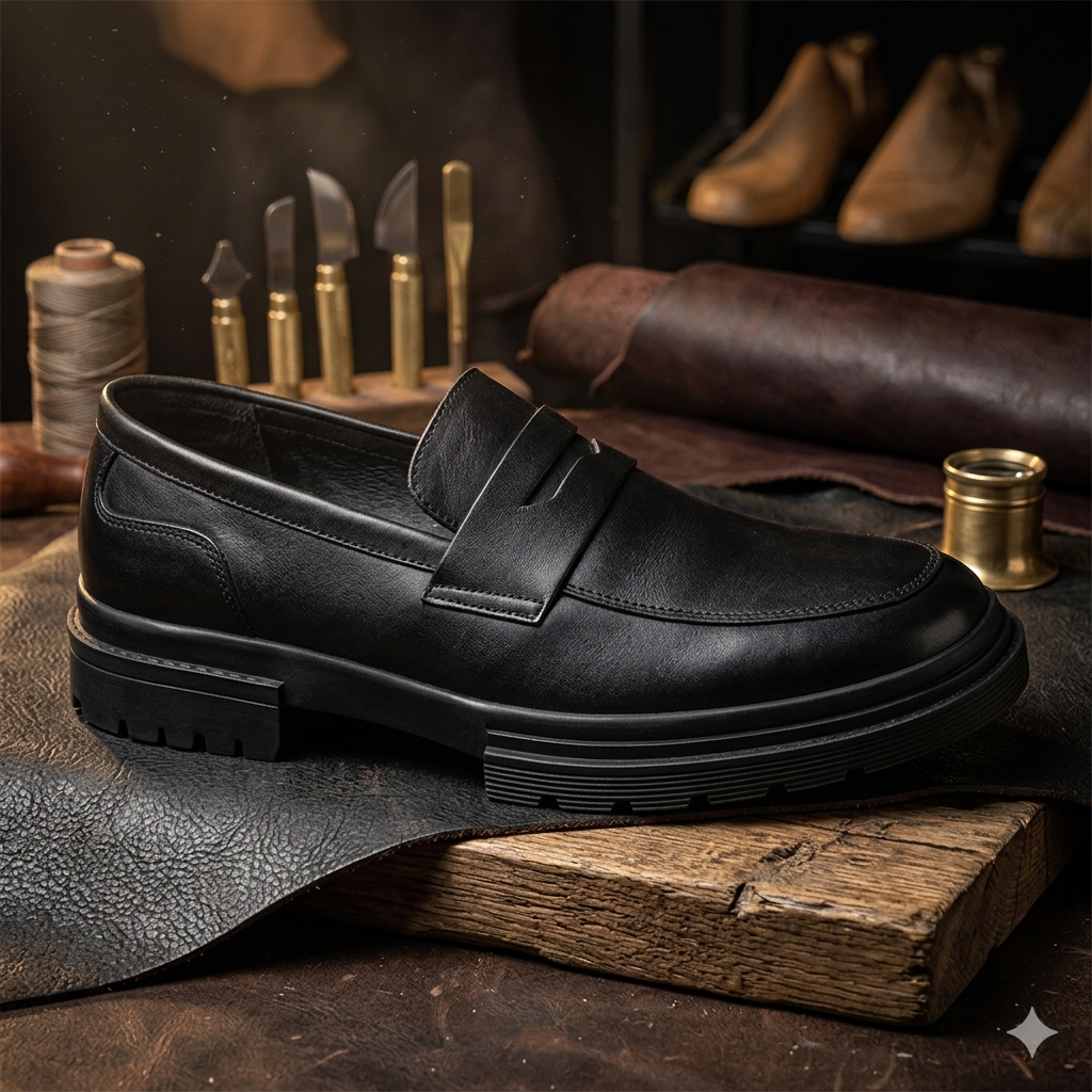 Mocasín para caballero Schatz | mocasín suela track