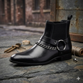 Bota chelsea para caballero Schatz cadena | bota casual urbana