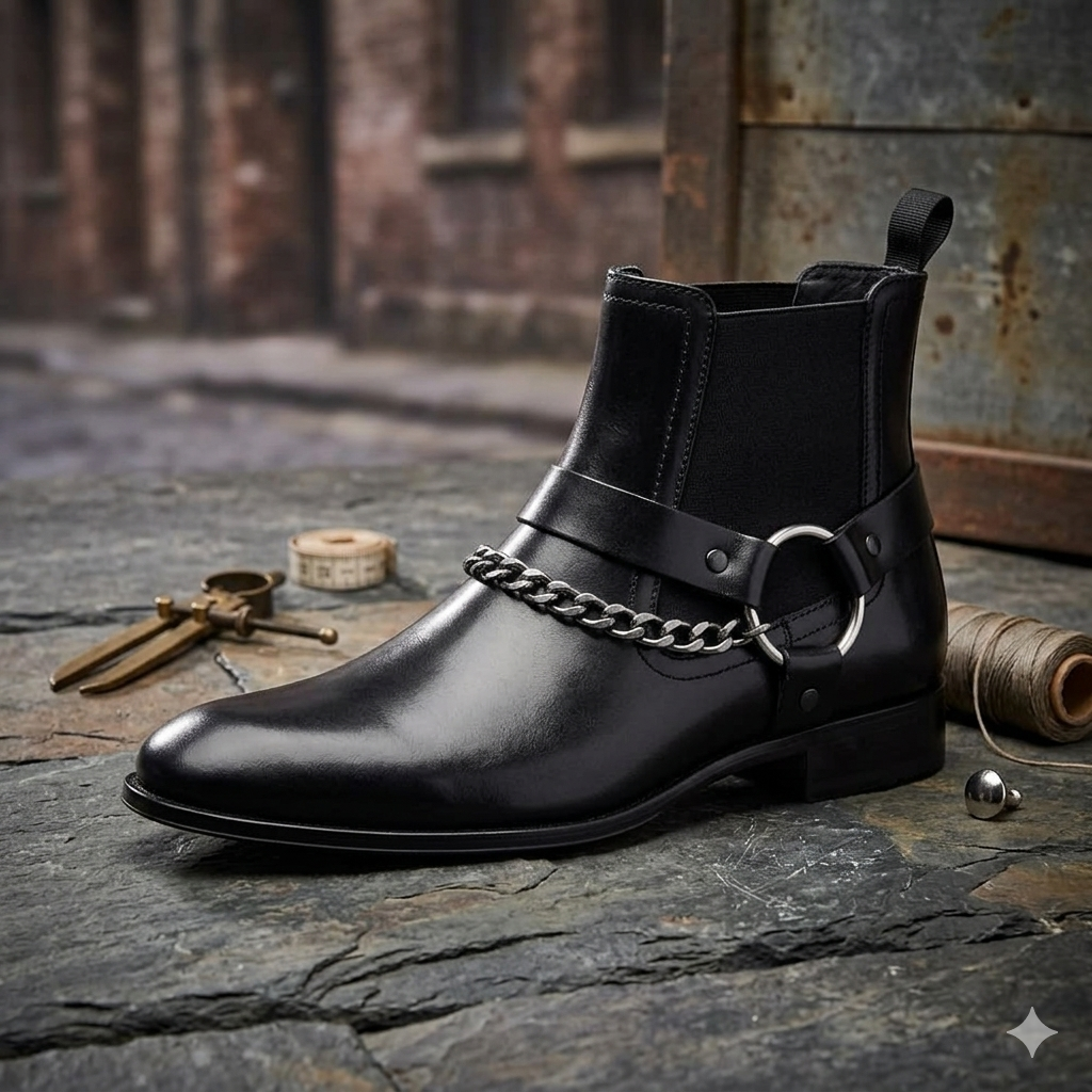 Bota chelsea para caballero Schatz cadena | bota casual urbana